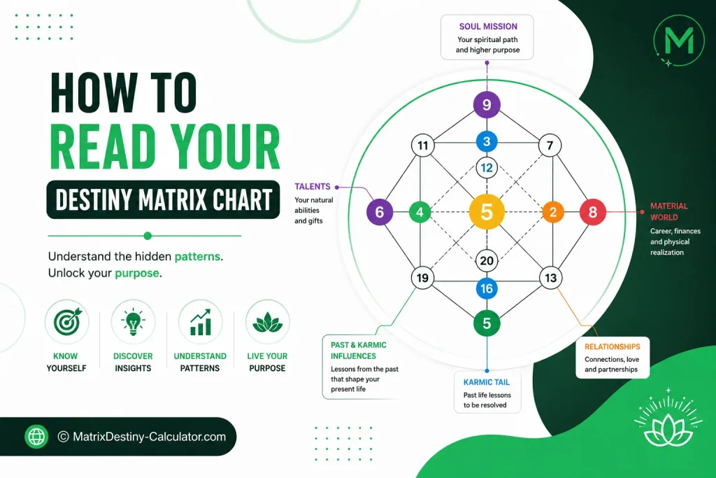 How to Read Your Destiny Matrix Chart